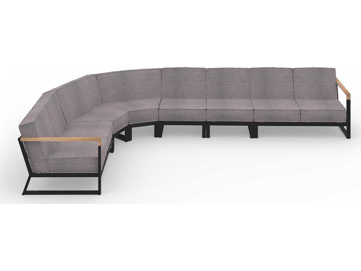 MamaGreen Bondi Beau Aluminum Sectional Patio Lounge Set