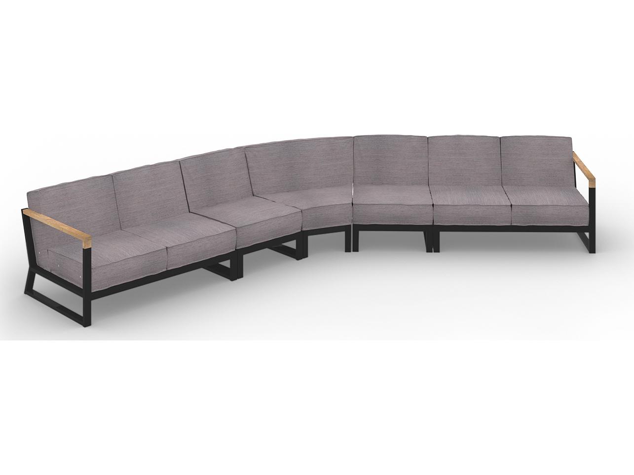 MamaGreen Bondi Beau Aluminum Sectional Patio Lounge Set