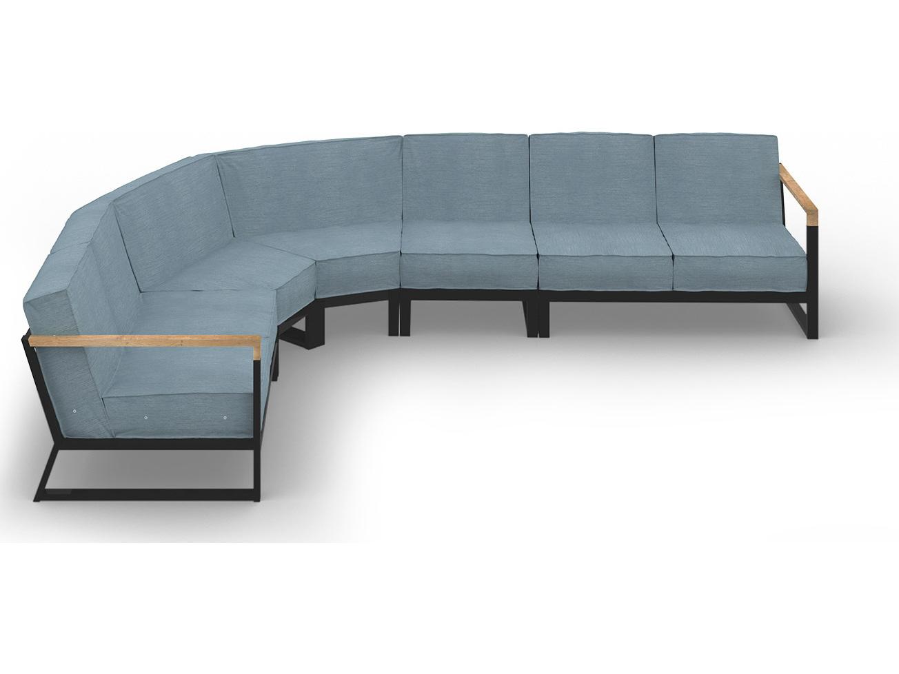 MamaGreen Bondi Beau Aluminum Sectional Outdoor Lounge Set