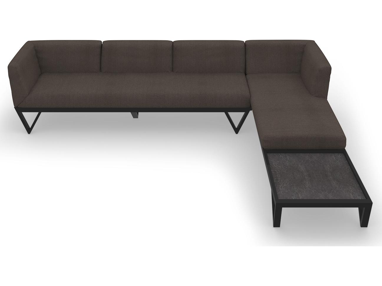 MamaGreen Bondi Belle Aluminum Sectional Patio Lounge Set