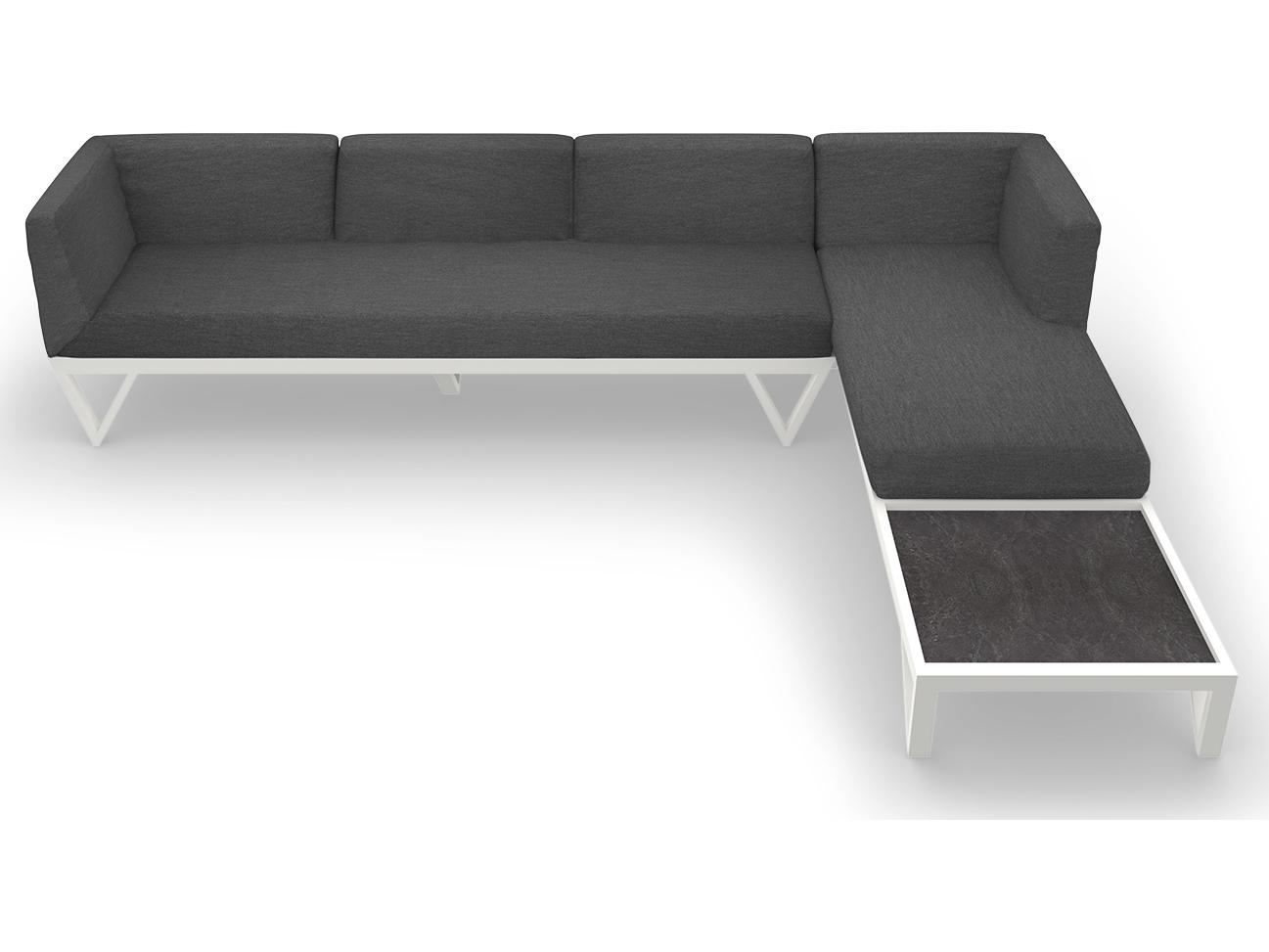 MamaGreen Bondi Belle Aluminum Sectional Patio Lounge Set