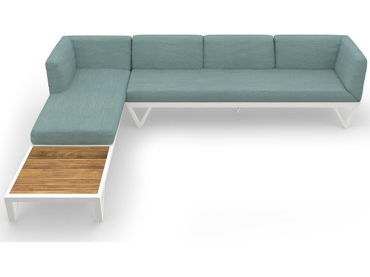 MamaGreen Bondi Belle Aluminum Sectional Outdoor Patio Lounge Set