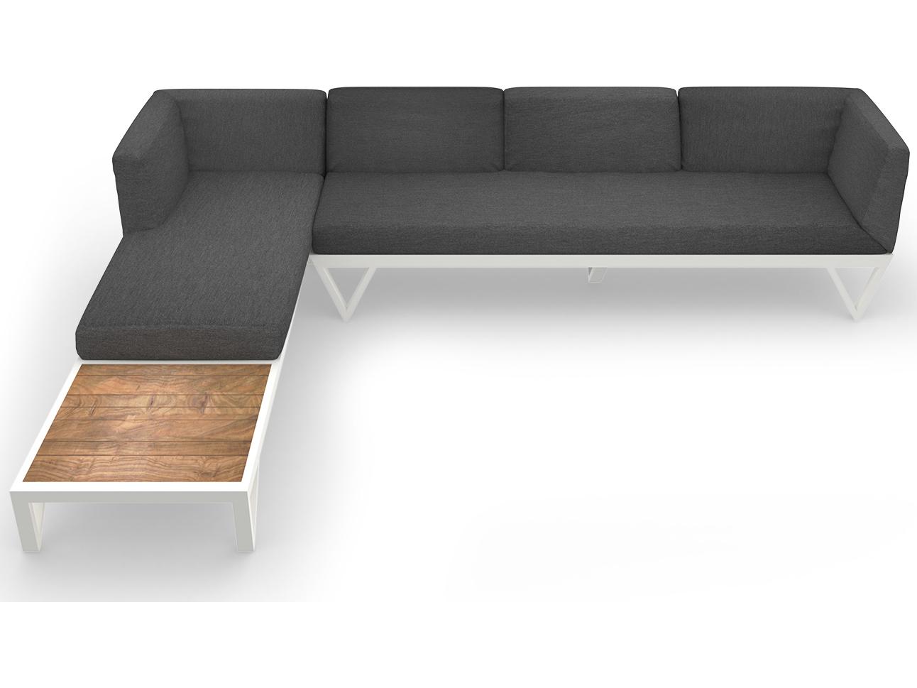 MamaGreen Bondi Belle Aluminum Sectional Outdoor Patio Lounge Set