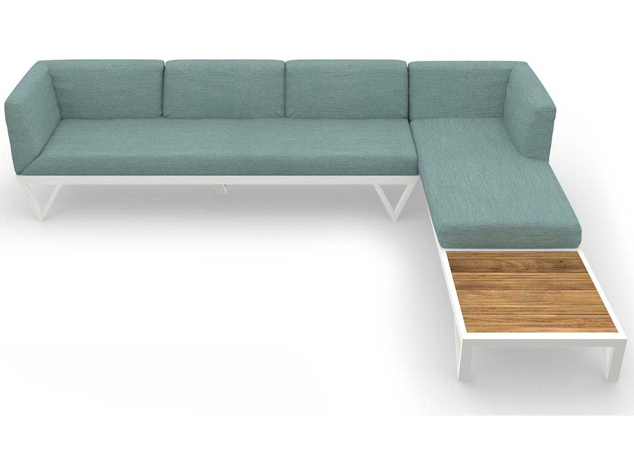 MamaGreen Bondi Belle Aluminum Sectional Patio Lounge Set