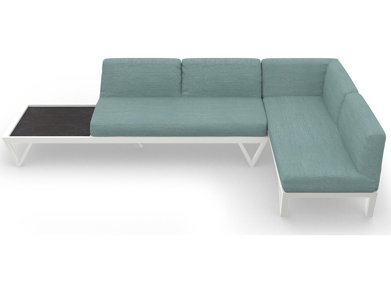 MamaGreen Bondi Belle Aluminum Sectional Outdoor Patio Lounge Set