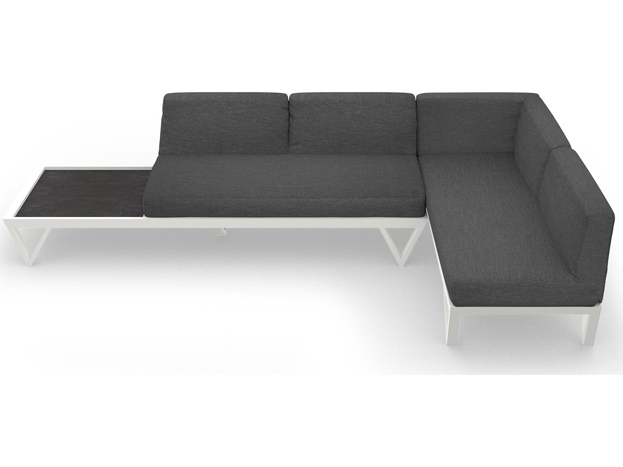 MamaGreen Bondi Belle Aluminum Sectional Outdoor Patio Lounge Set