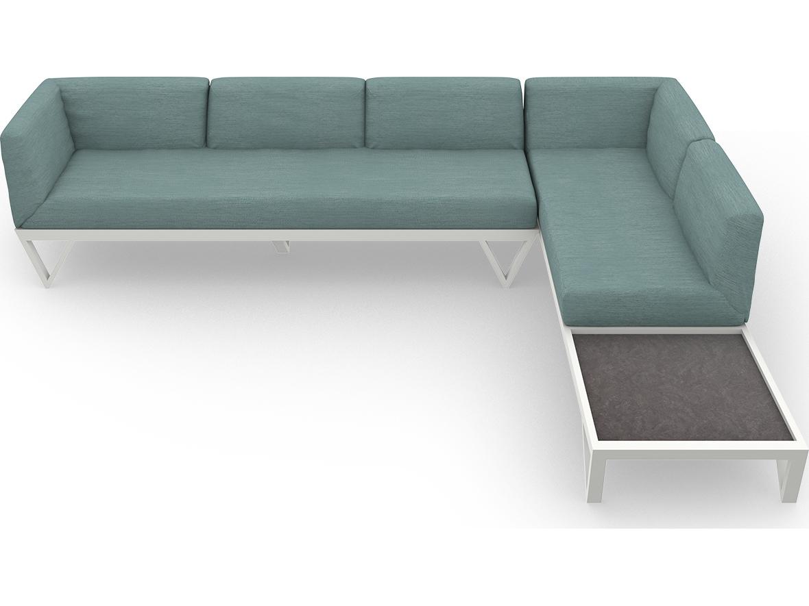 MamaGreen Bondi Belle Aluminum Sectional Patio Lounge Set