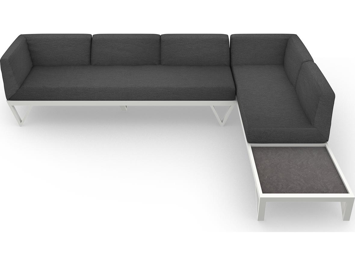 MamaGreen Bondi Belle Aluminum Sectional Patio Lounge Set
