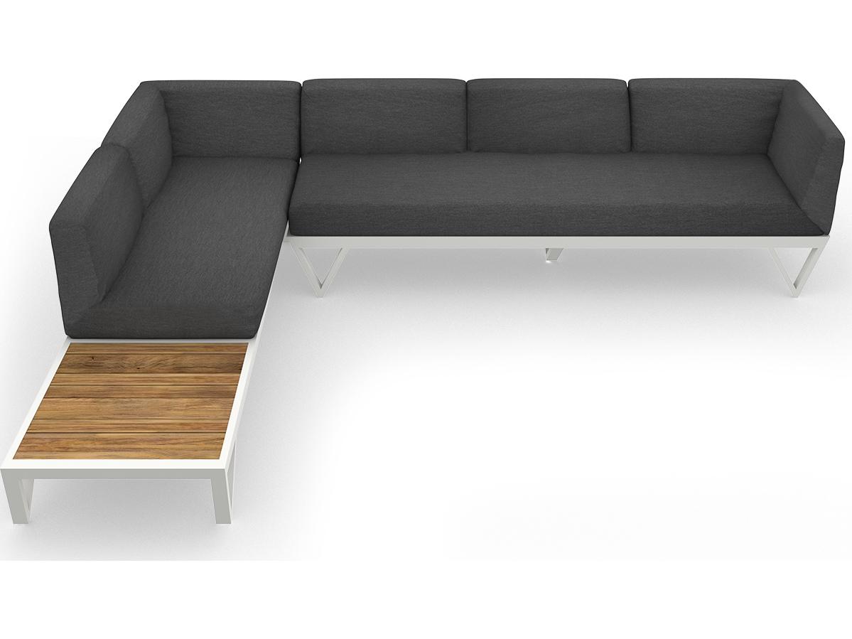 MamaGreen Bondi Belle Aluminum Sectional Outdoor Lounge Set