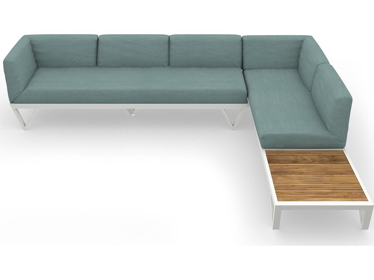 MamaGreen Bondi Belle Aluminum Sectional Outdoor Patio Lounge Set