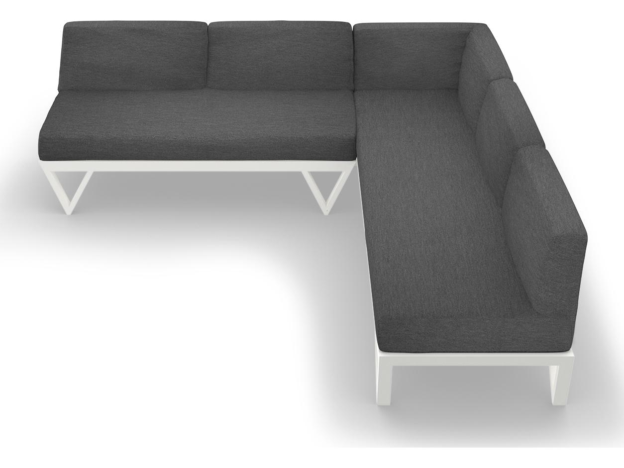 MamaGreen Bondi Belle Aluminum Sectional Outdoor Patio Lounge Set