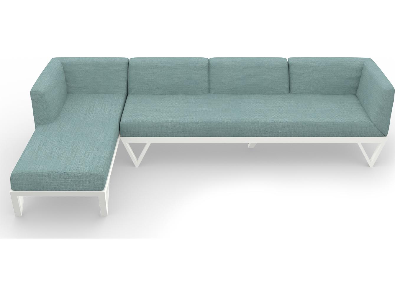 MamaGreen Bondi Belle Aluminum Sectional Patio Lounge Set