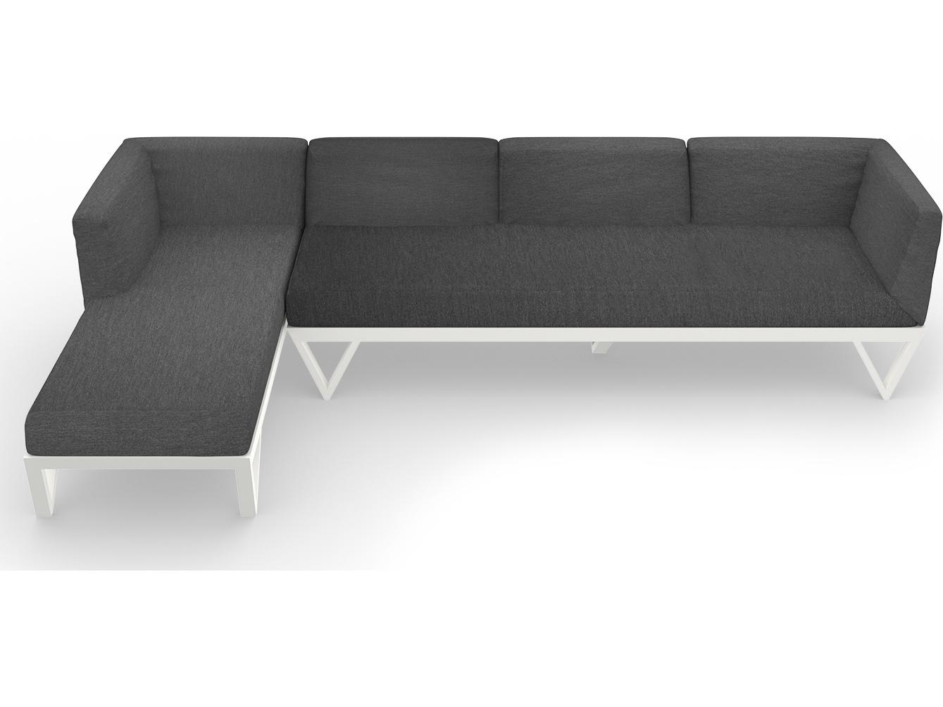 MamaGreen Bondi Belle Aluminum Sectional Patio Lounge Set