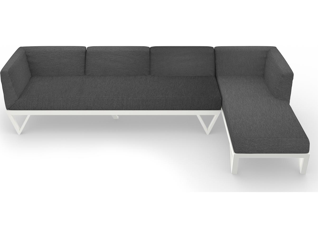 MamaGreen Bondi Belle Aluminum Sectional Outdoor Lounge Set