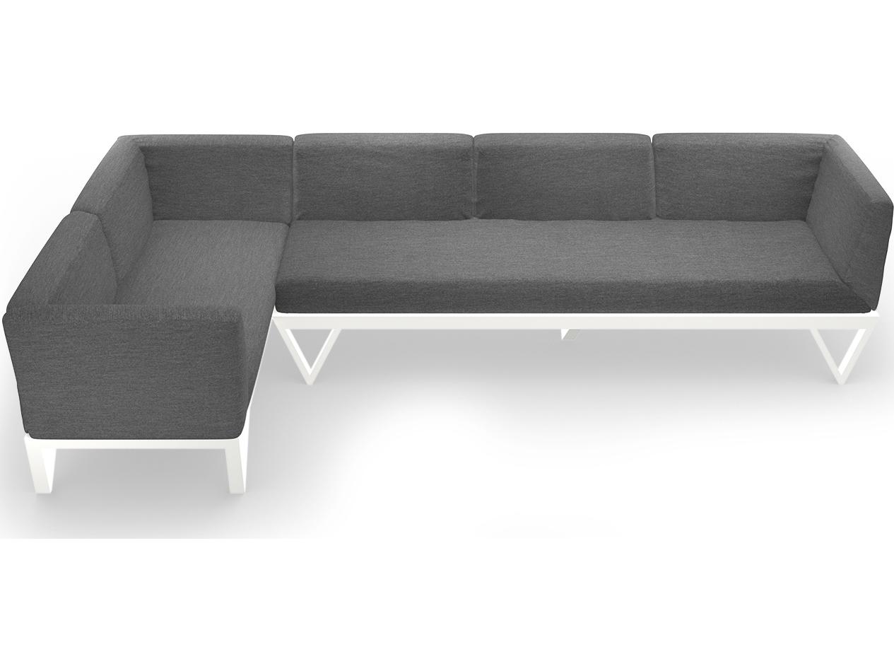 MamaGreen Bondi Belle Aluminum Sectional Outdoor Patio Lounge Set