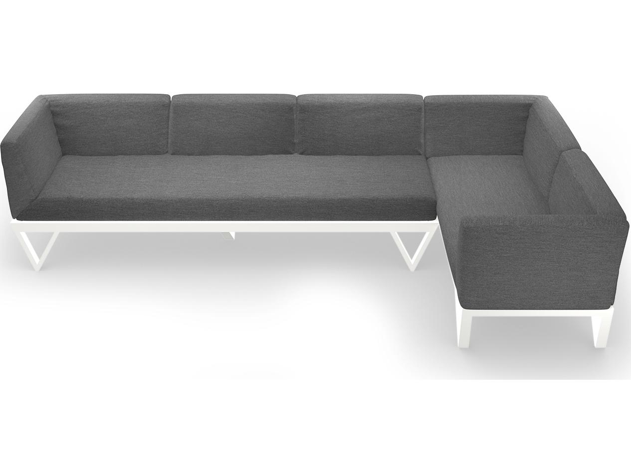 MamaGreen Bondi Belle Aluminum Sectional Patio Lounge Set