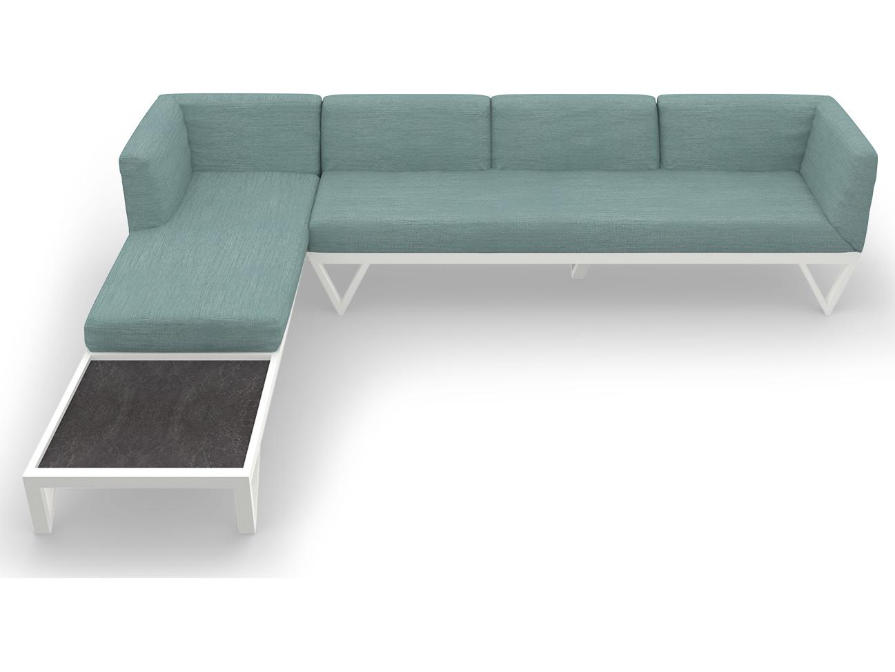 MamaGreen Bondi Belle Aluminum Sectional Outdoor Lounge Set