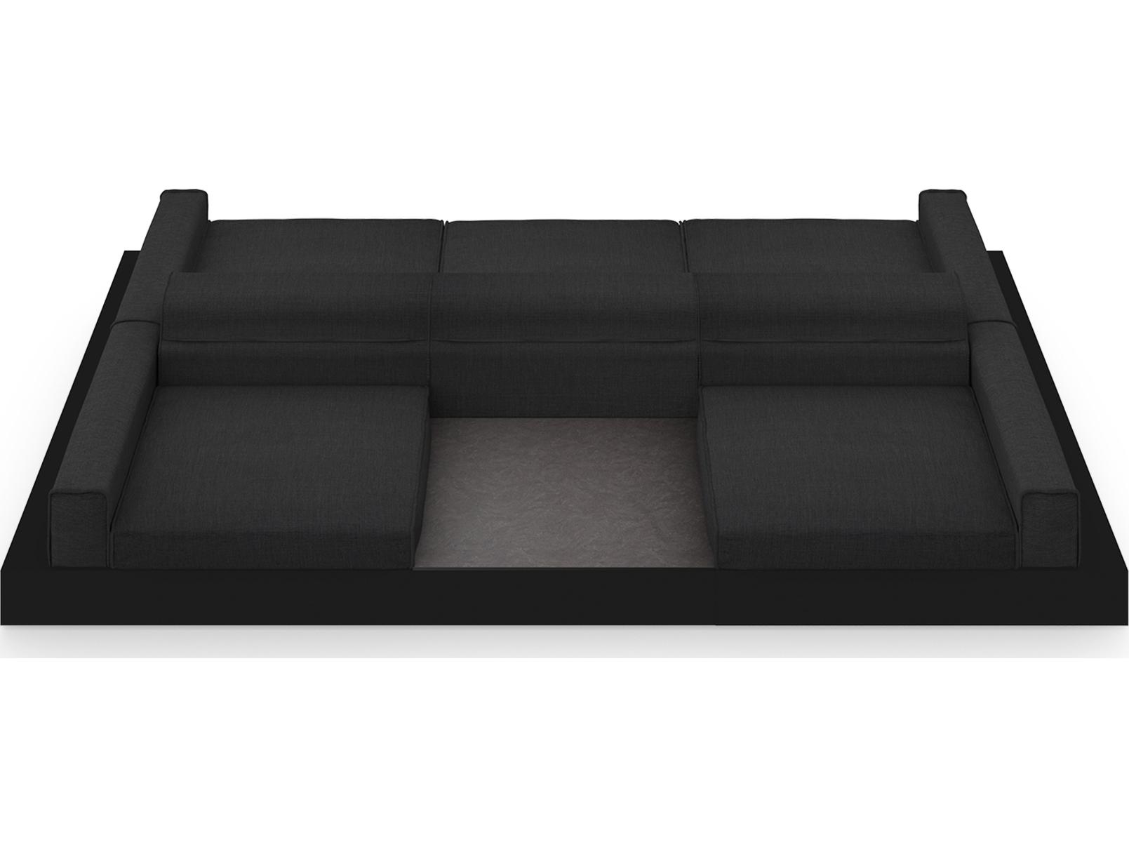 MamaGreen Boulevard Aluminum Double Sided Outdoor Patio Lounge Set