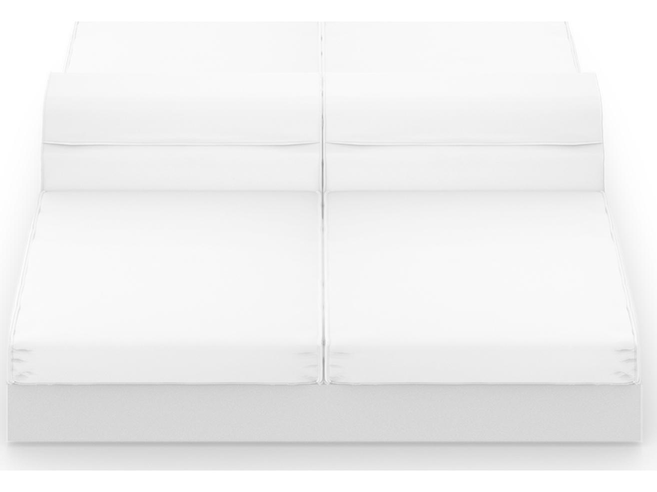 MamaGreen Boulevard Aluminum Double Sided Patio Lounge Set