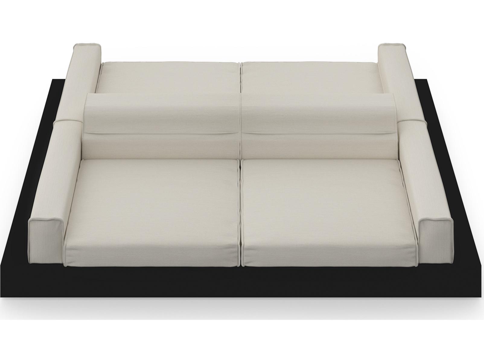 MamaGreen Boulevard Aluminum Double Sided Outdoor Lounge Set