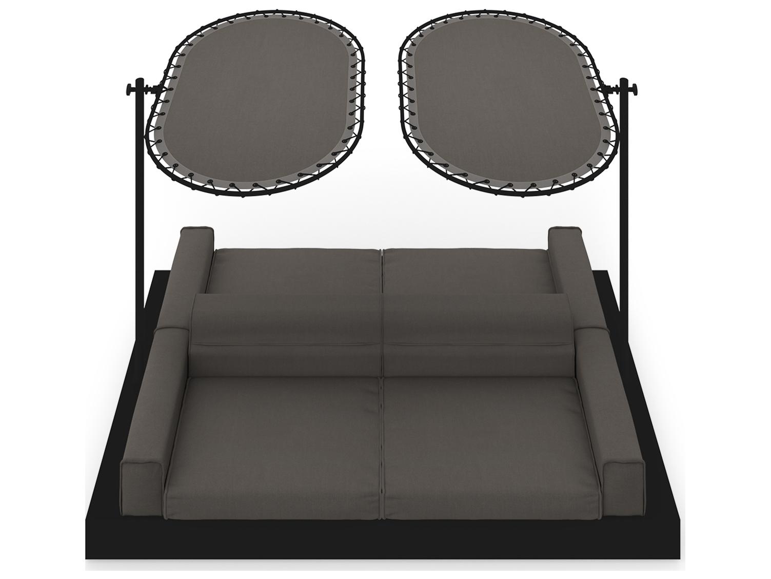 MamaGreen Boulevard Aluminum Double Sided Outdoor Patio Lounge Set