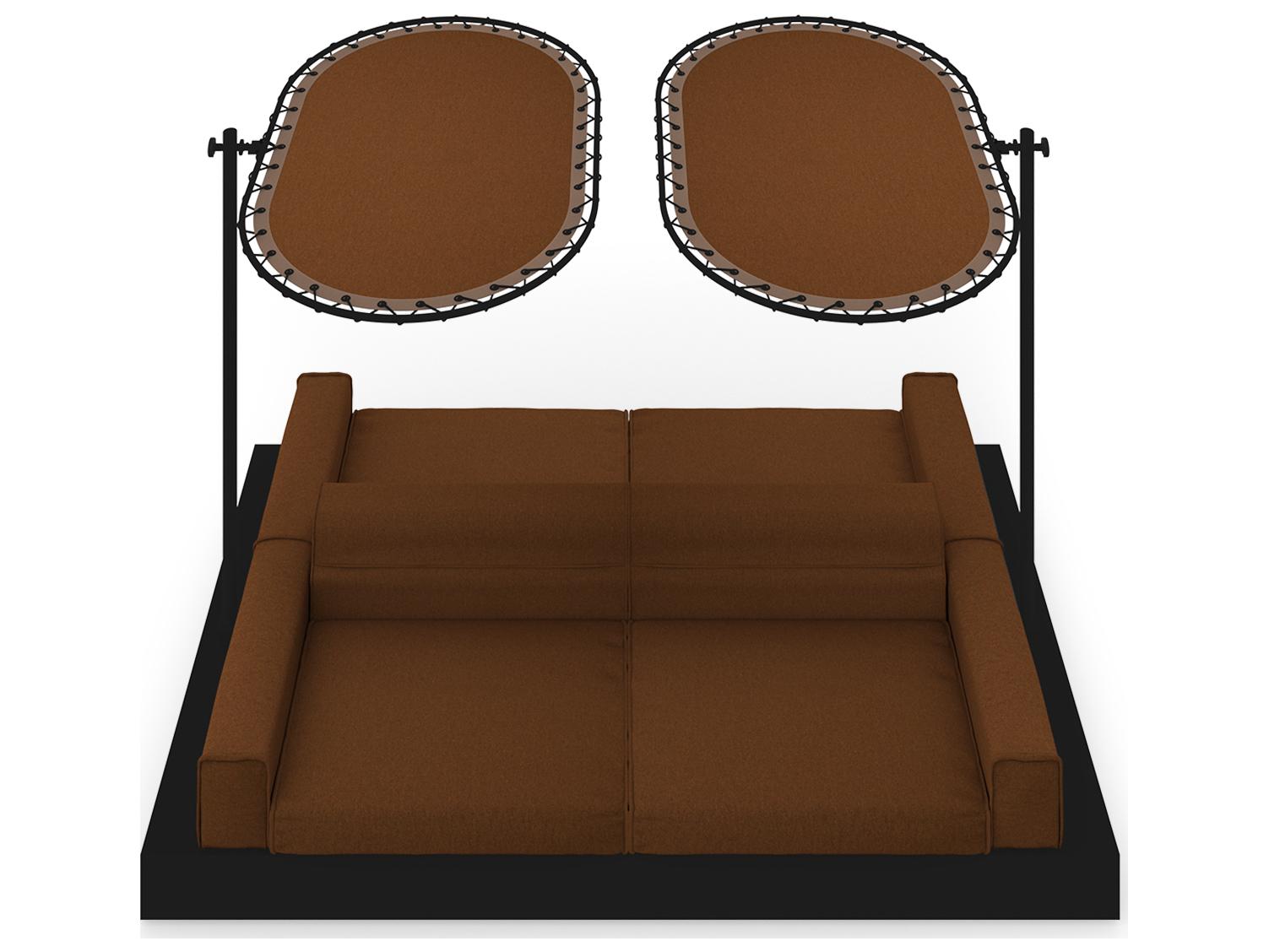 MamaGreen Boulevard Aluminum Double Sided Outdoor Patio Lounge Set