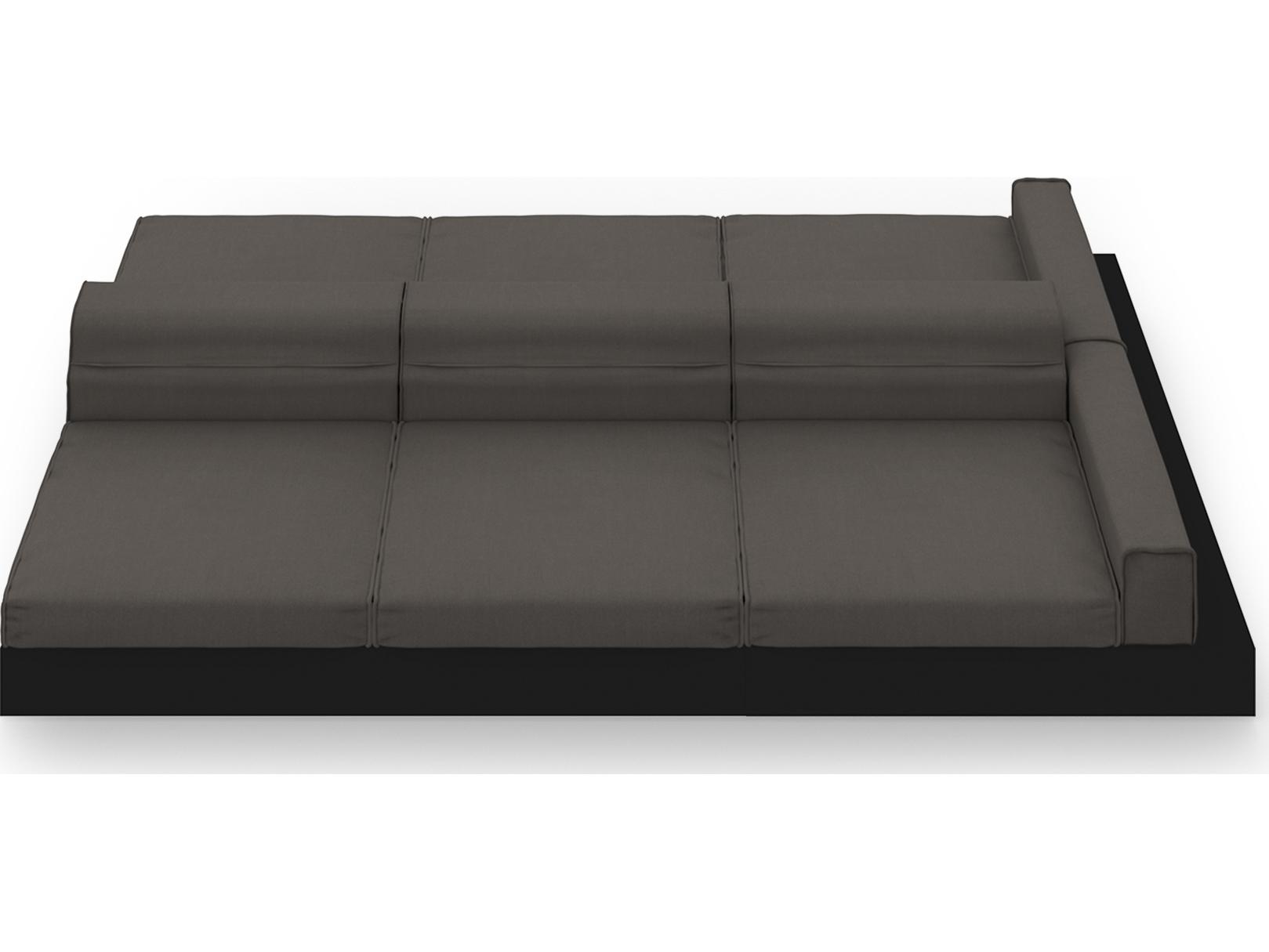 MamaGreen Boulevard Aluminum Double Sided Patio Lounge Set