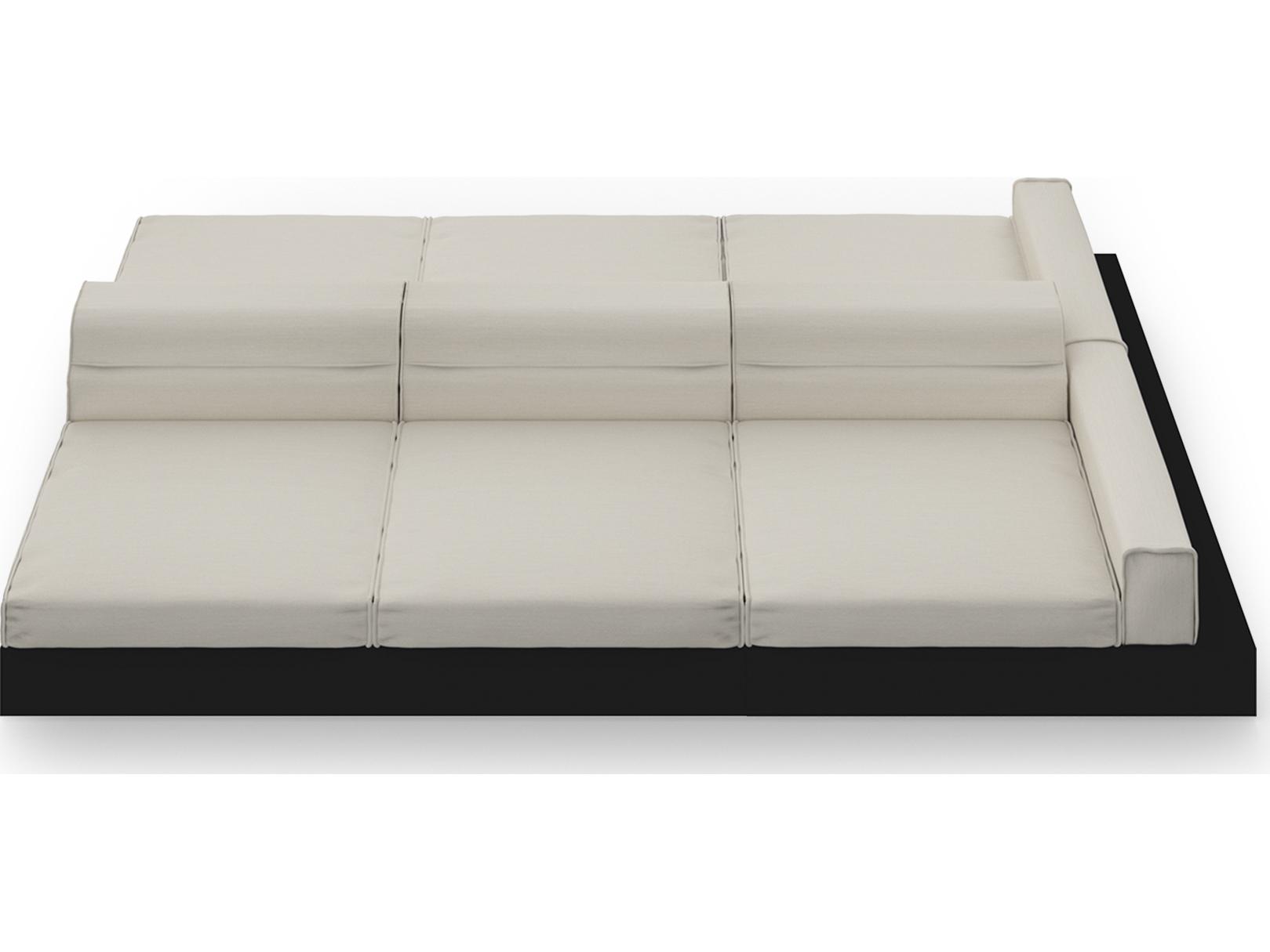 MamaGreen Boulevard Aluminum Double Sided Patio Lounge Set