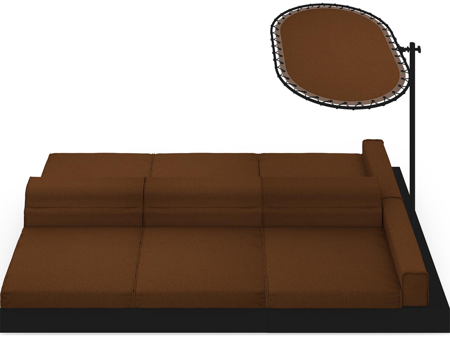 MamaGreen Boulevard Aluminum Double Sided Outdoor Lounge Set