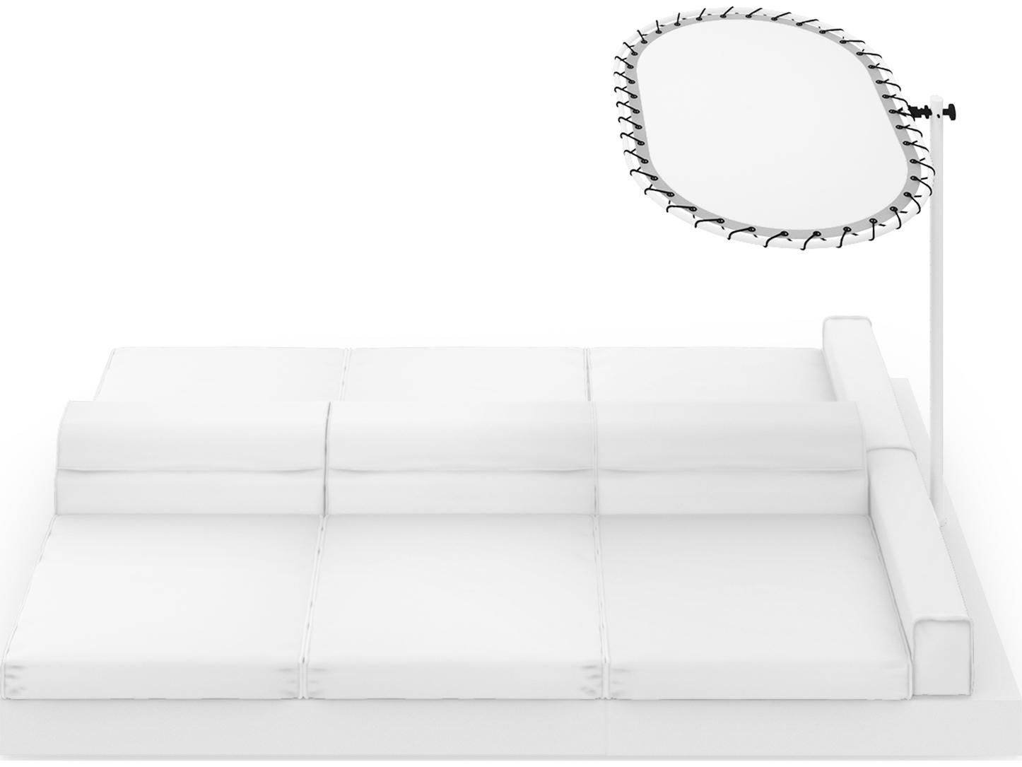 MamaGreen Boulevard Aluminum Double Sided Outdoor Lounge Set