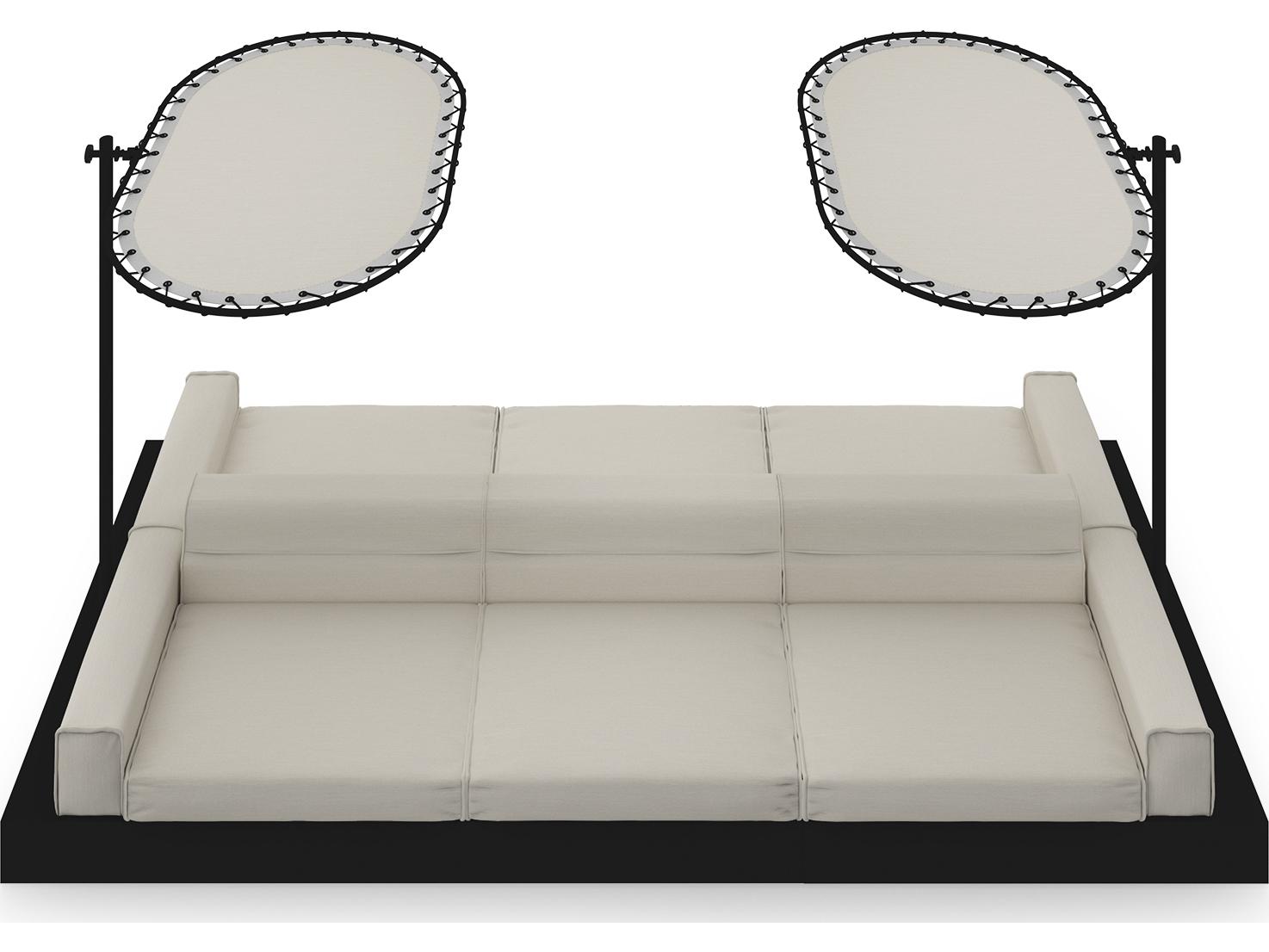 MamaGreen Boulevard Aluminum Double Sided Patio Lounge Set