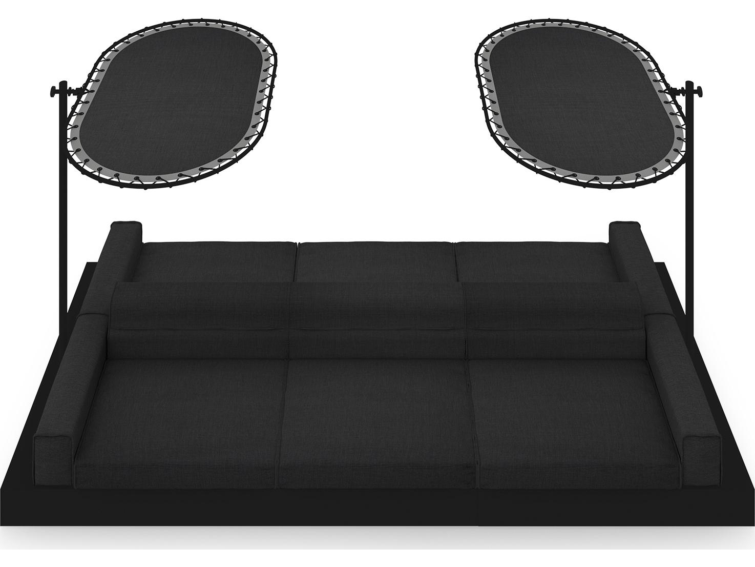 MamaGreen Boulevard Aluminum Double Sided Patio Lounge Set