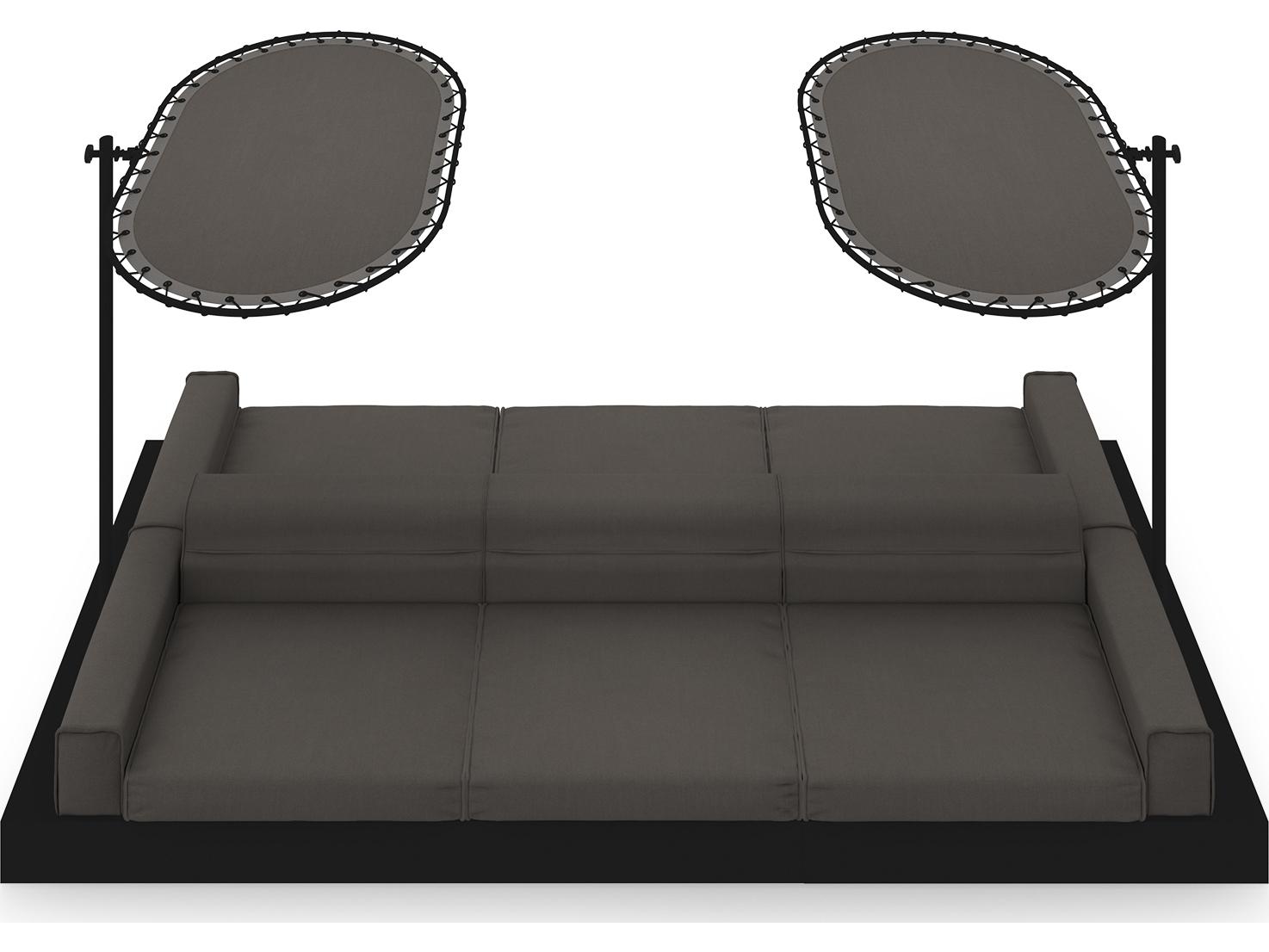 MamaGreen Boulevard Aluminum Double Sided Patio Lounge Set