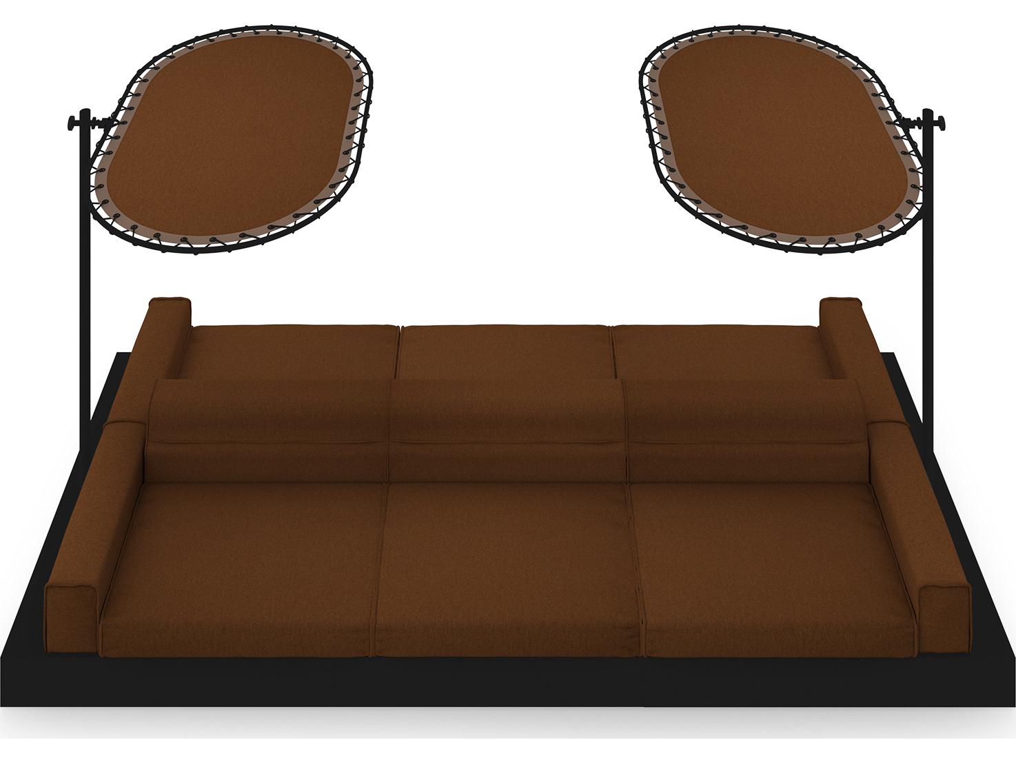 MamaGreen Boulevard Aluminum Double Sided Patio Lounge Set