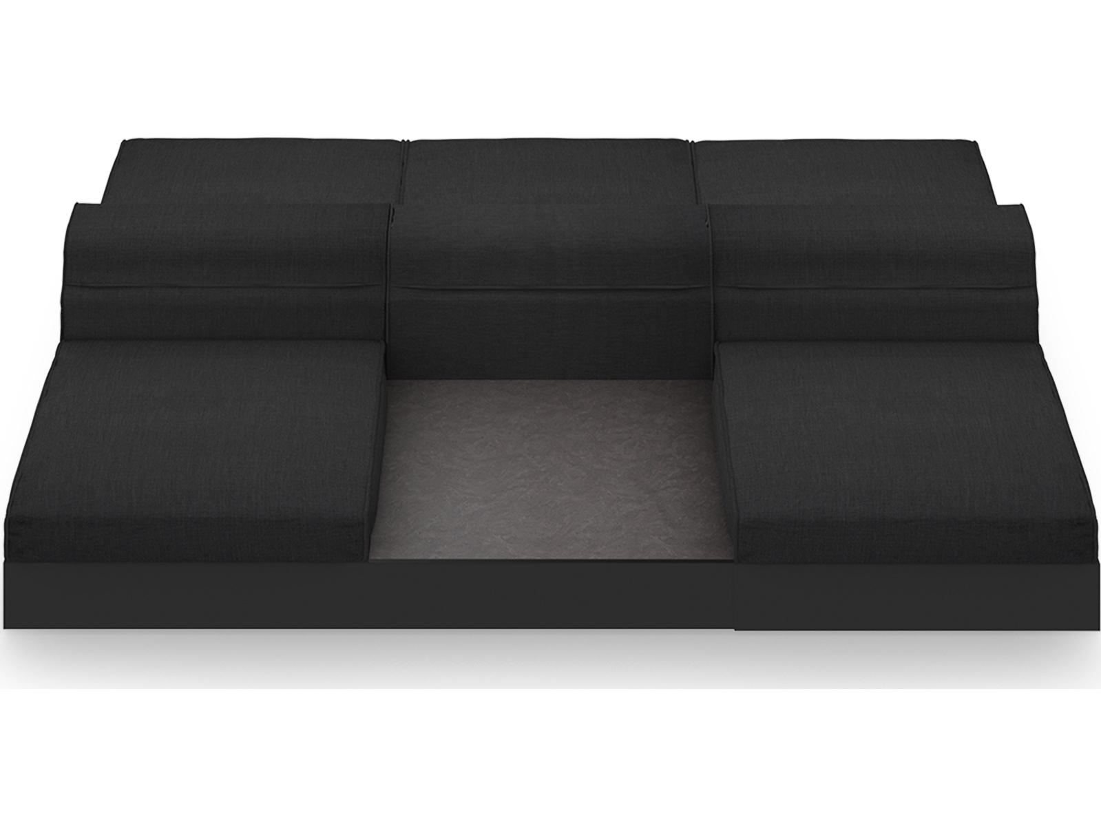 MamaGreen Boulevard Aluminum Double Sided Outdoor Lounge Set