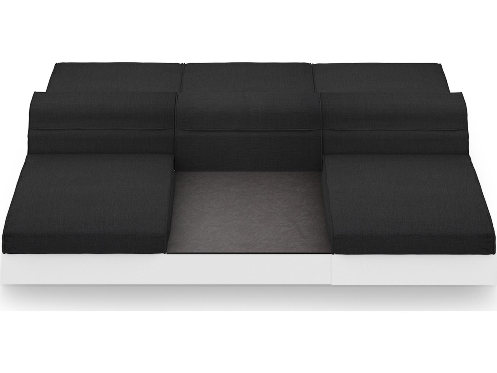 MamaGreen Boulevard Aluminum Double Sided Outdoor Lounge Set