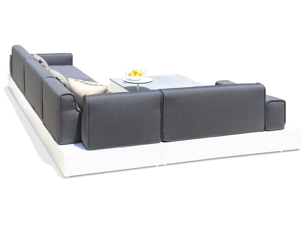 MamaGreen Boulevard Aluminum Sectional Outdoor Patio Lounge Set