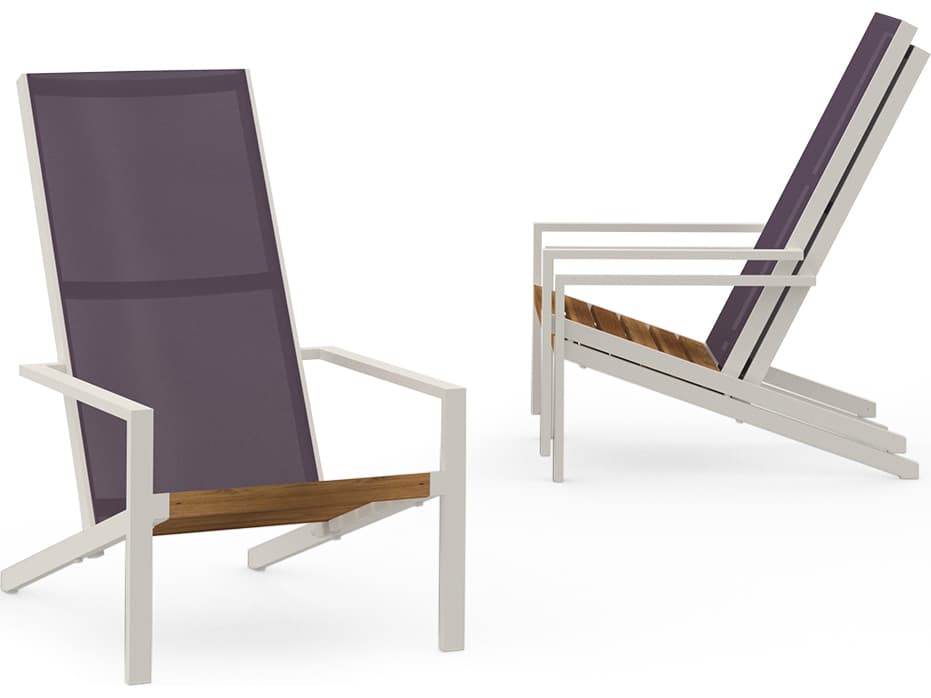 MamaGreen Bondi Sling Aluminum Teak Adirondack
