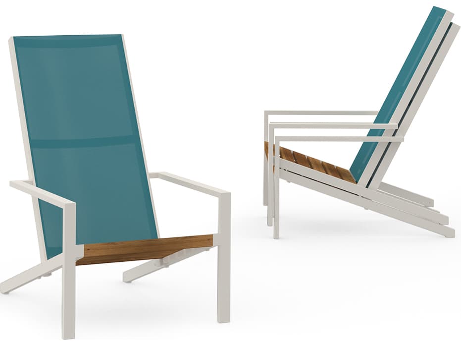 MamaGreen Bondi Sling Aluminum Teak Adirondack