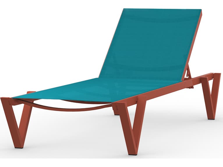 MamaGreen Bondi Sling Aluminum Sunbed Patio Chaise Lounge