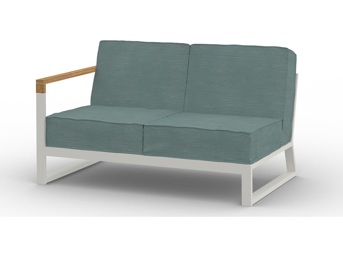 MamaGreen Bondi Beau Aluminum Module Right Hand Patio Loveseat