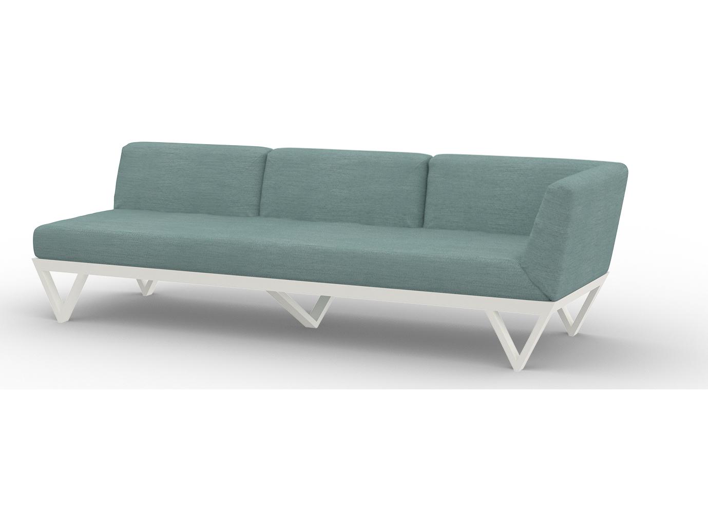 MamaGreen Bondi Belle Aluminum Left Hand Arm Outdoor Sofa