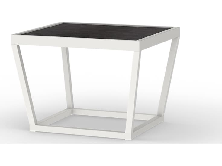 MamaGreen Bondi Aluminum Square HPL Top Square Patio Coffee Table