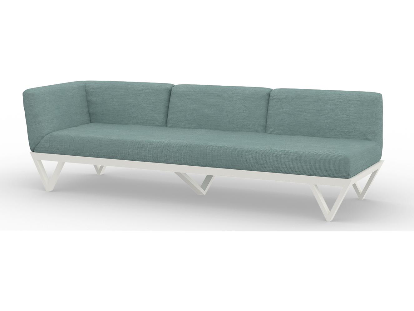 MamaGreen Bondi Belle Aluminum Right Hand Arm Outdoor Patio Sofa