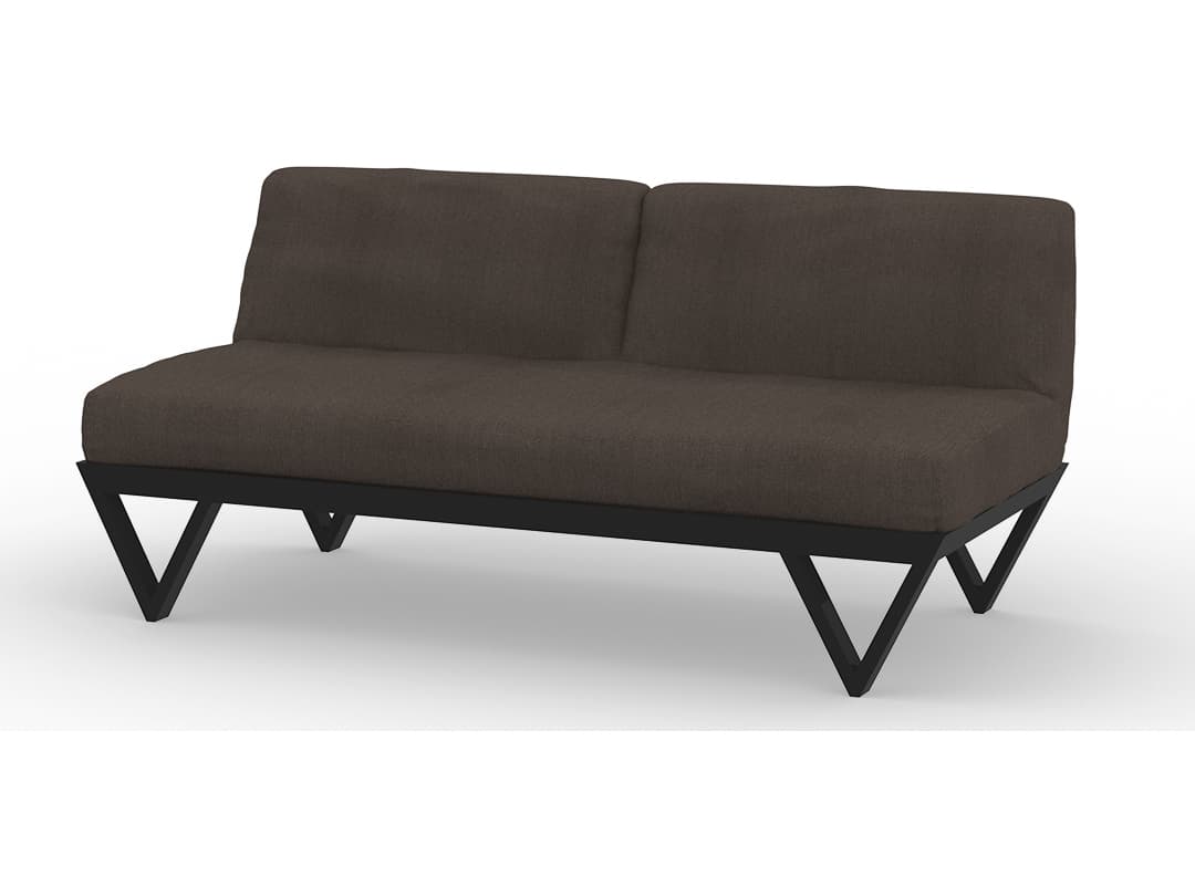 MamaGreen Bondi Belle Aluminum Modular Outdoor Patio Loveseat