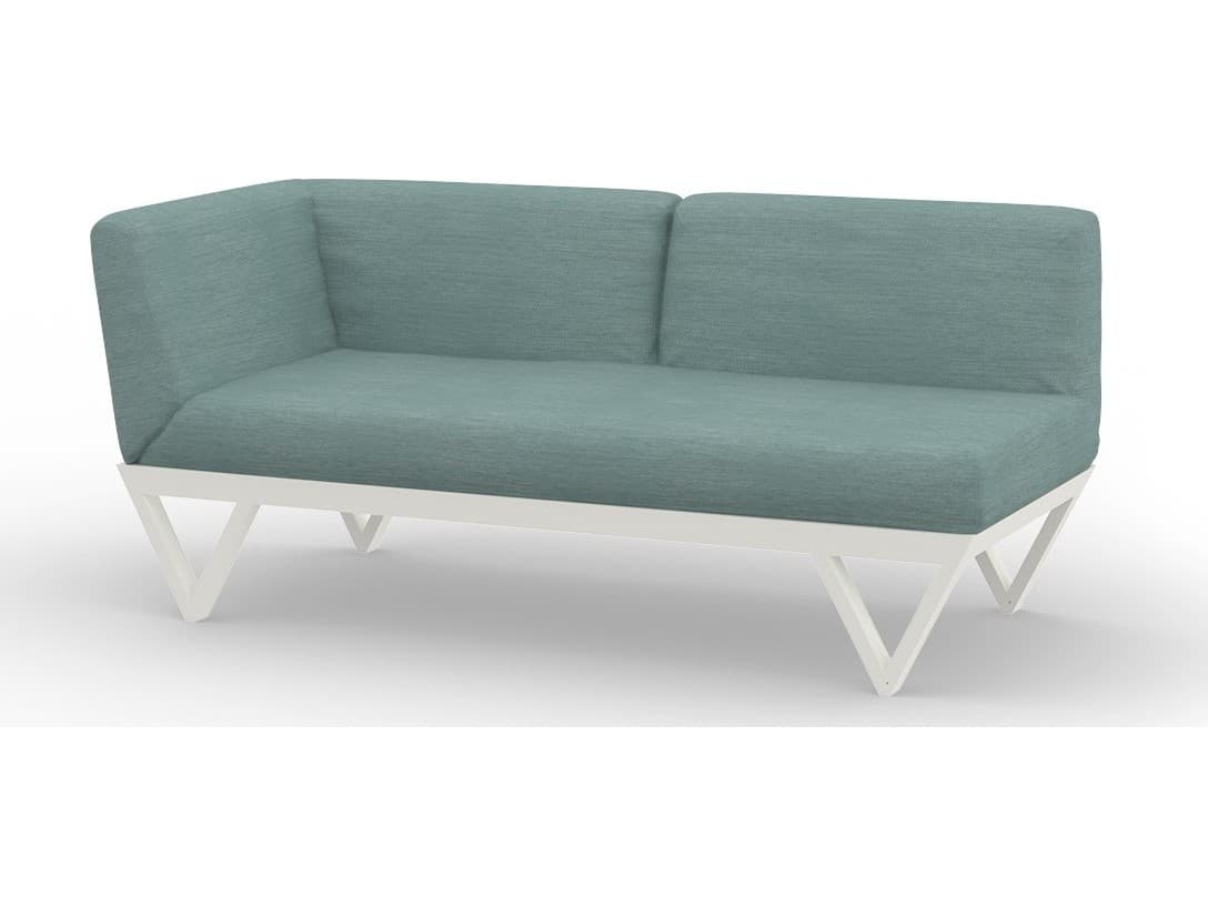MamaGreen Bondi Belle Aluminum Right Hand Arm Outdoor Loveseat