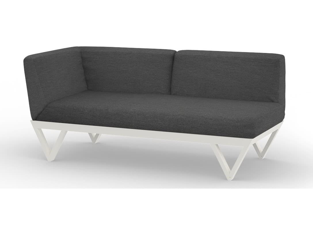 MamaGreen Bondi Belle Aluminum Right Hand Arm Outdoor Loveseat