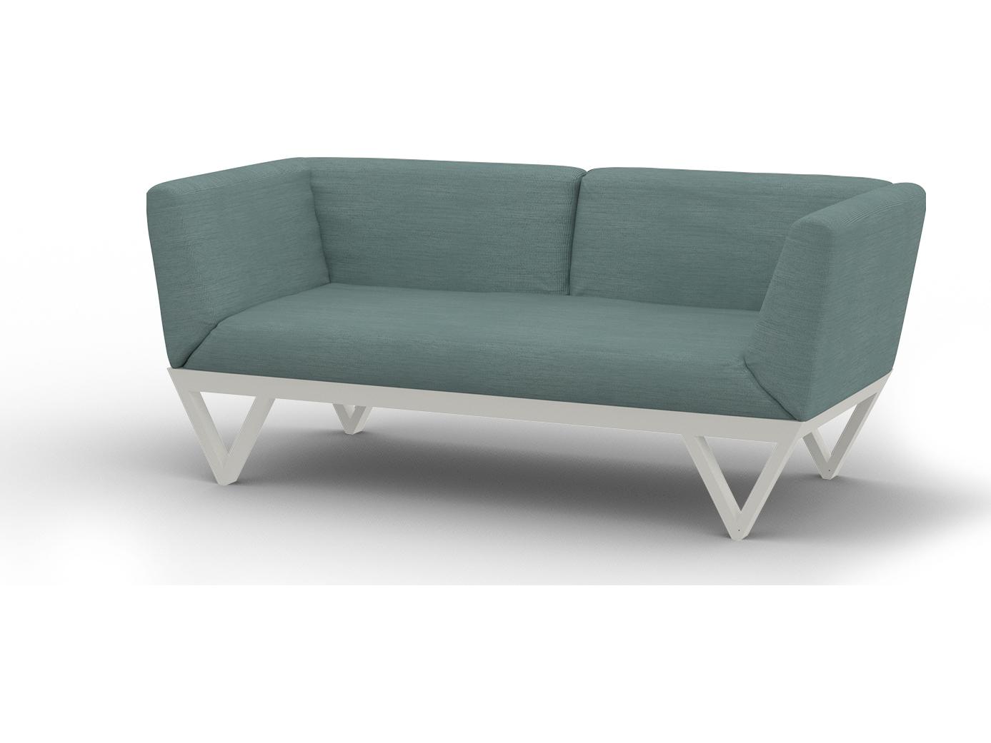 MamaGreen Bondi Belle Aluminum Outdoor Patio Loveseat