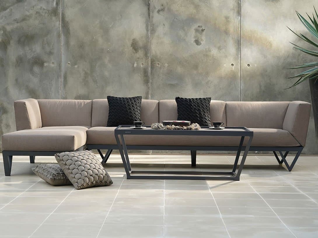 MamaGreen Bondi Belle Aluminum Sectional Outdoor Patio Lounge Set