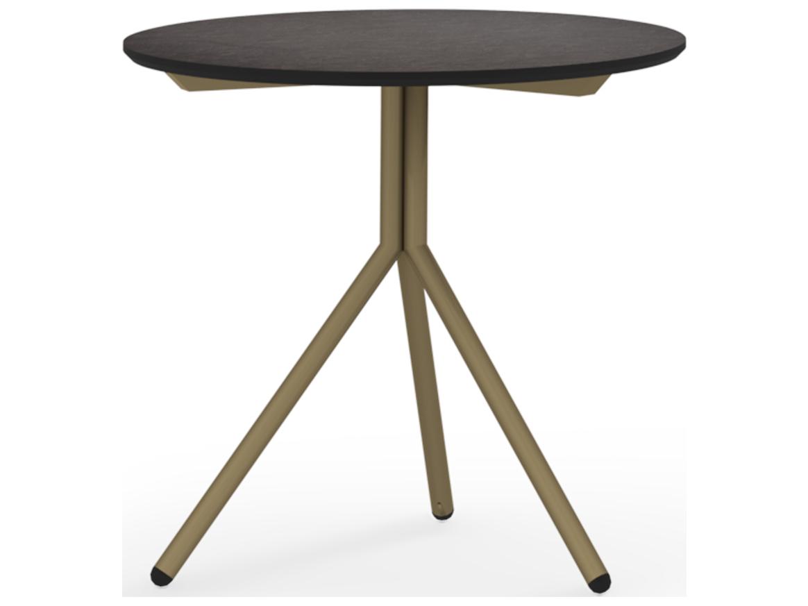 MamaGreen Bono Aluminum Round Outdoor Patio End Table
